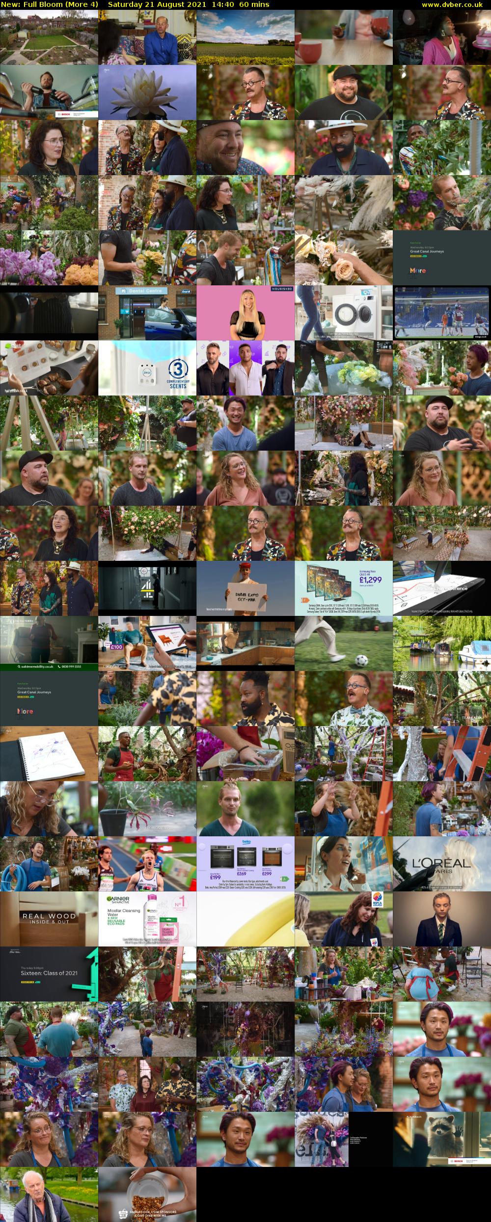 Full Bloom (More 4) Saturday 21 August 2021 14:40 - 15:40