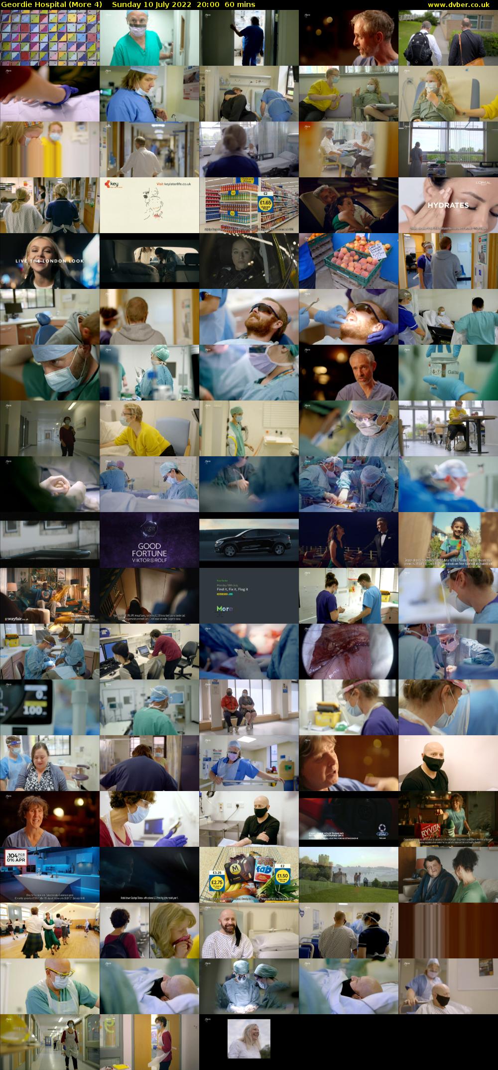 Geordie Hospital (More 4) Sunday 10 July 2022 20:00 - 21:00