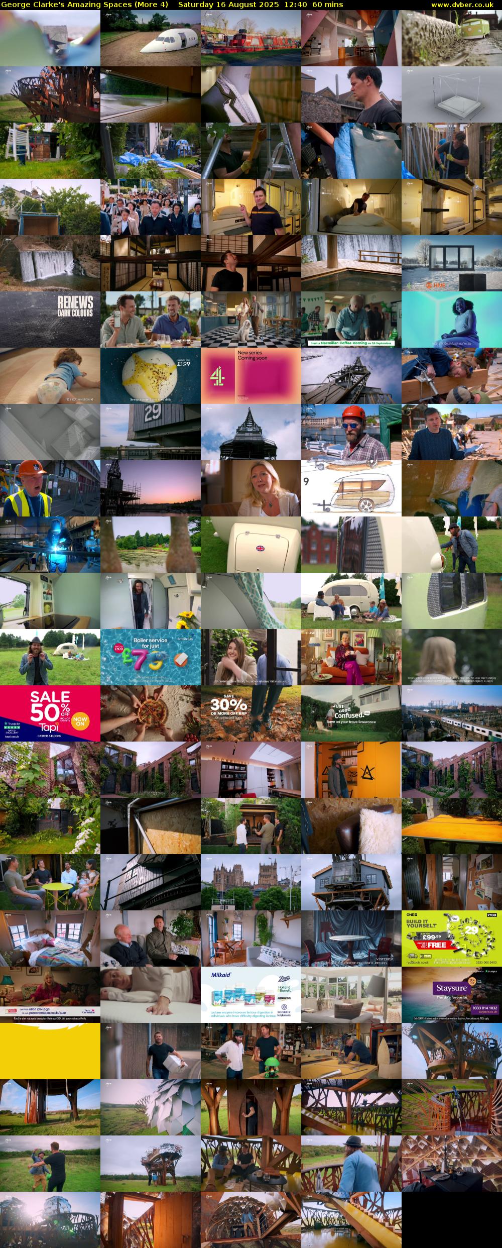 George Clarke's Amazing Spaces (More 4) Saturday 16 August 2025 12:40 - 13:40