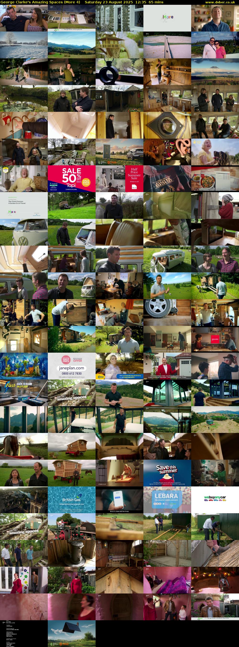 George Clarke's Amazing Spaces (More 4) Saturday 23 August 2025 12:35 - 13:40