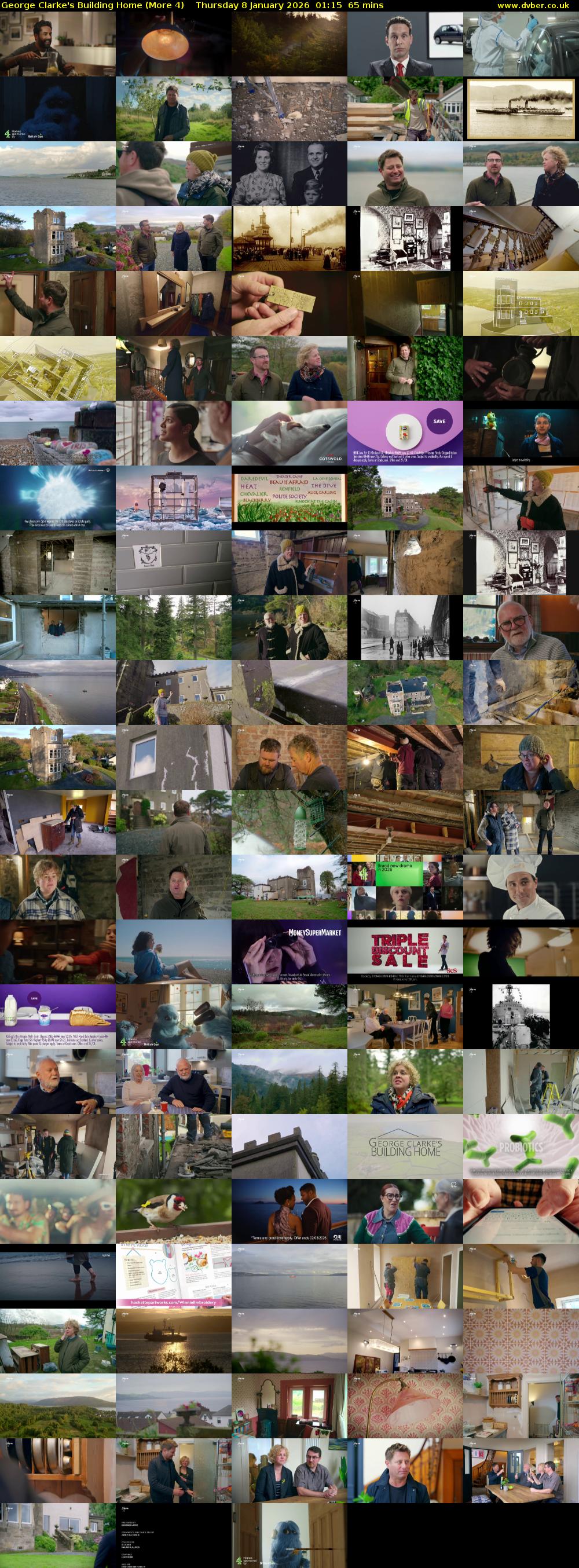 George Clarke's Building Home (More 4) Thursday 8 January 2026 01:15 - 02:20