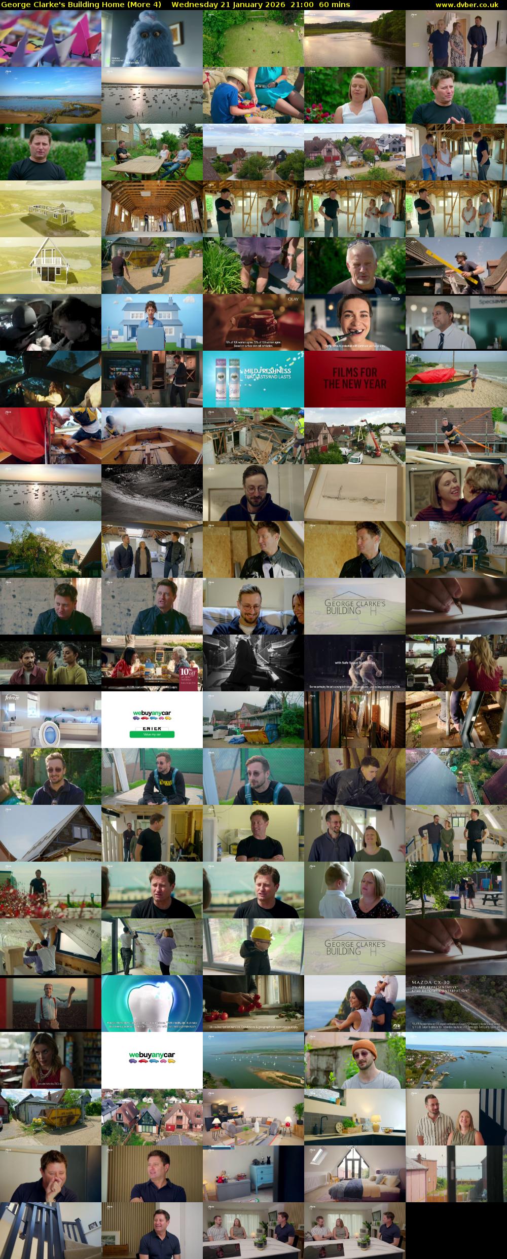 George Clarke's Building Home (More 4) Wednesday 21 January 2026 21:00 - 22:00