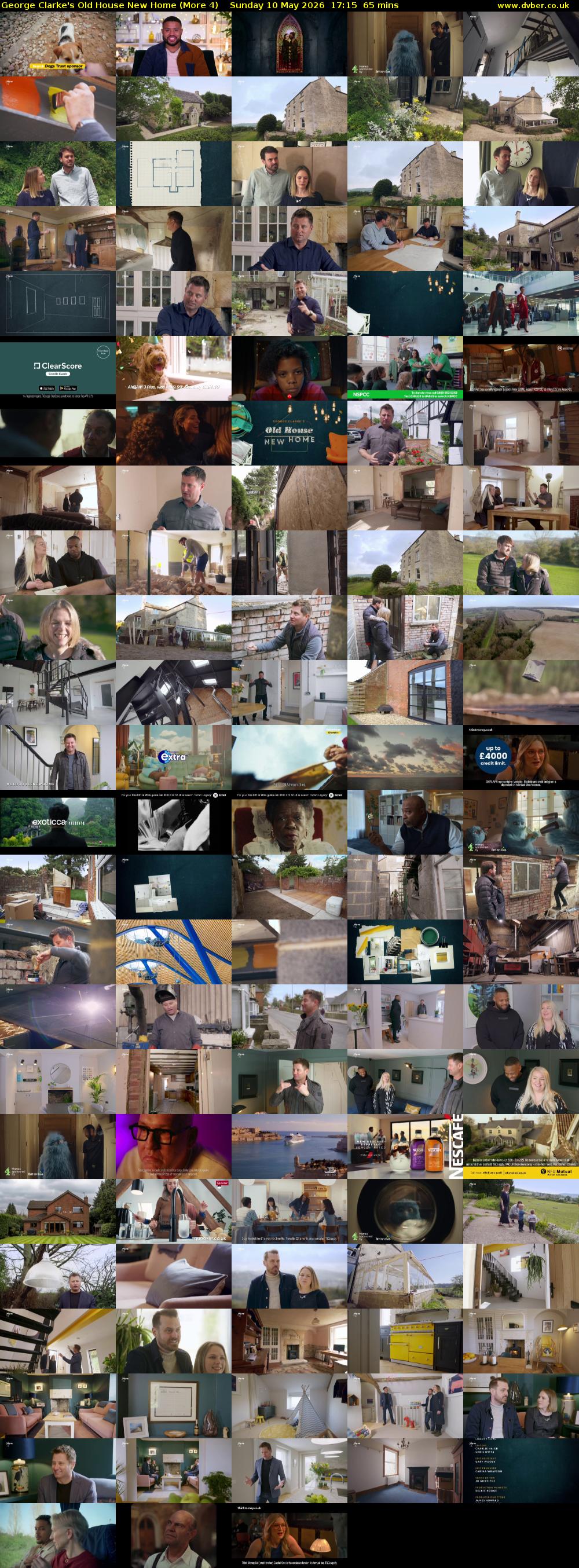 George Clarke's Old House New Home (More 4) Sunday 10 May 2026 17:15 - 18:20