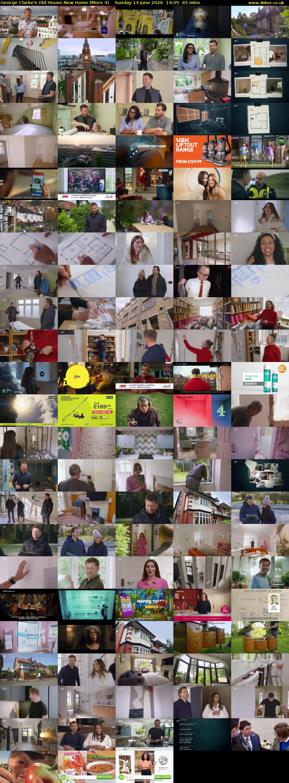 George Clarke's Old House New Home (More 4) Sunday 14 June 2026 14:05 - 15:10