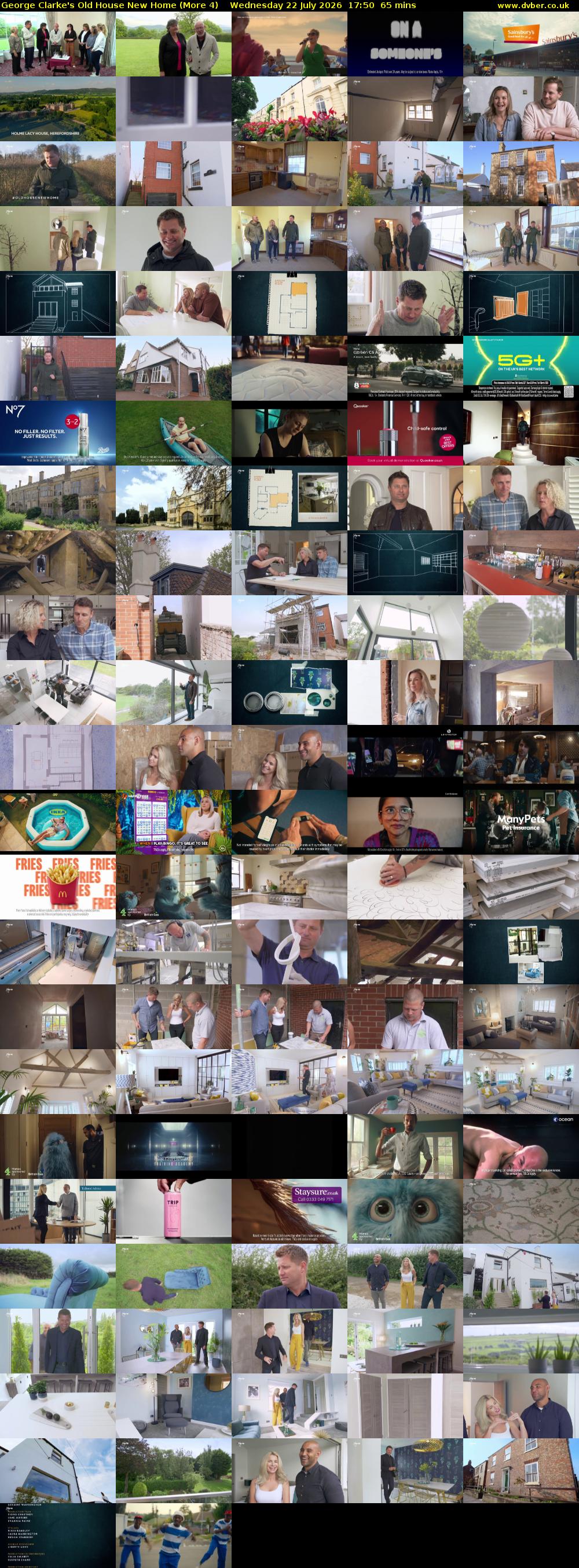 George Clarke's Old House New Home (More 4) Wednesday 22 July 2026 17:50 - 18:55