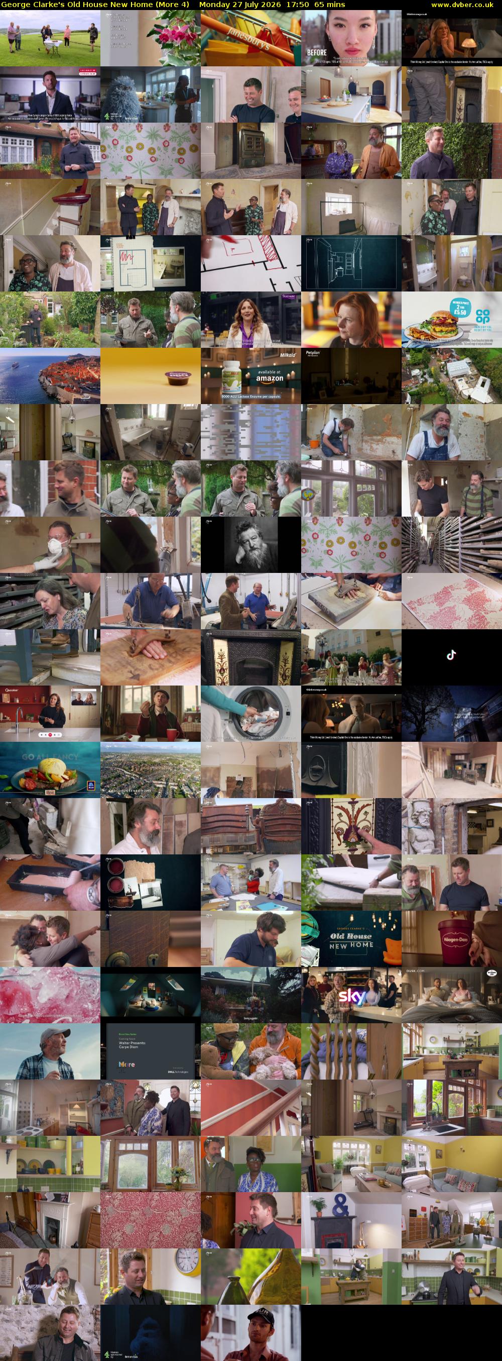 George Clarke's Old House New Home (More 4) Monday 27 July 2026 17:50 - 18:55