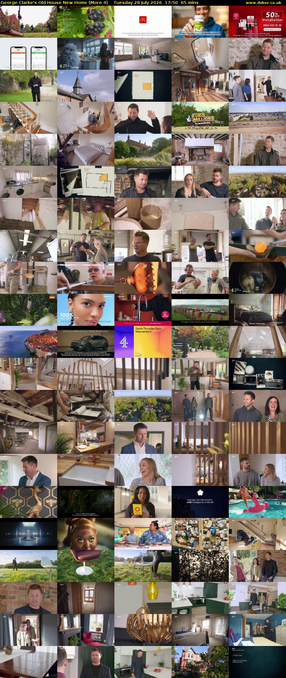 George Clarke's Old House New Home (More 4) Tuesday 28 July 2026 17:50 - 18:55