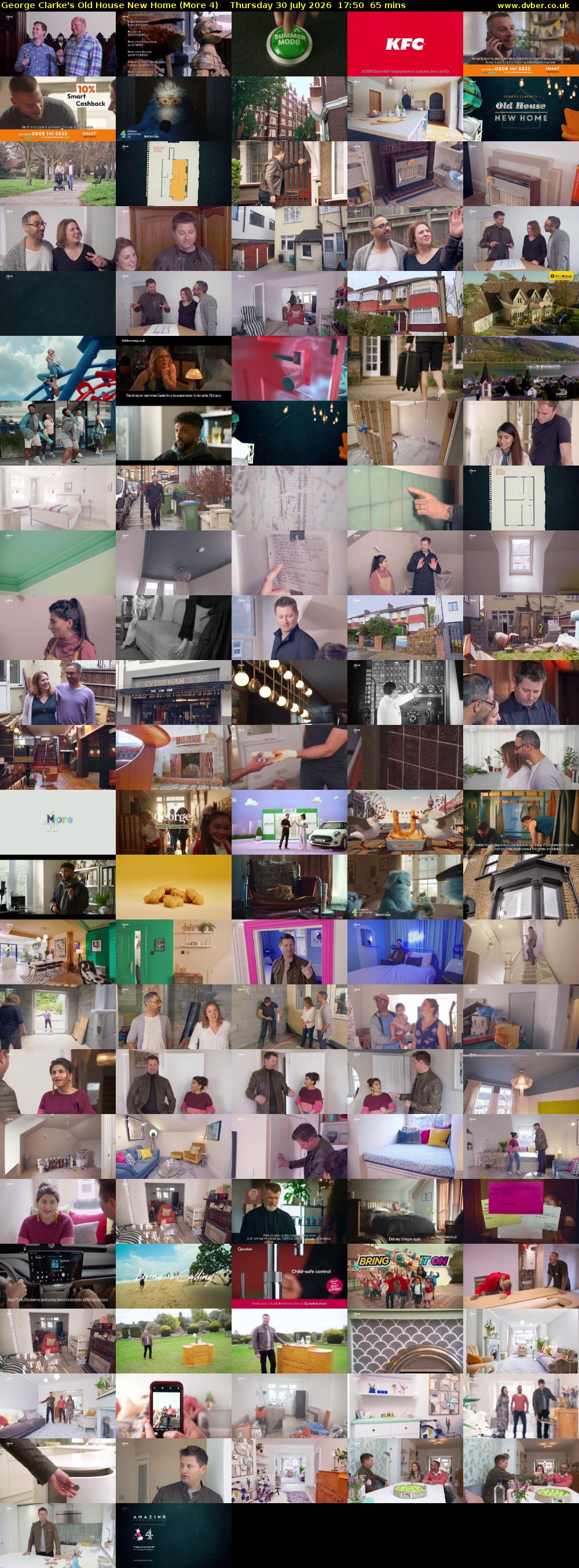 George Clarke's Old House New Home (More 4) Thursday 30 July 2026 17:50 - 18:55