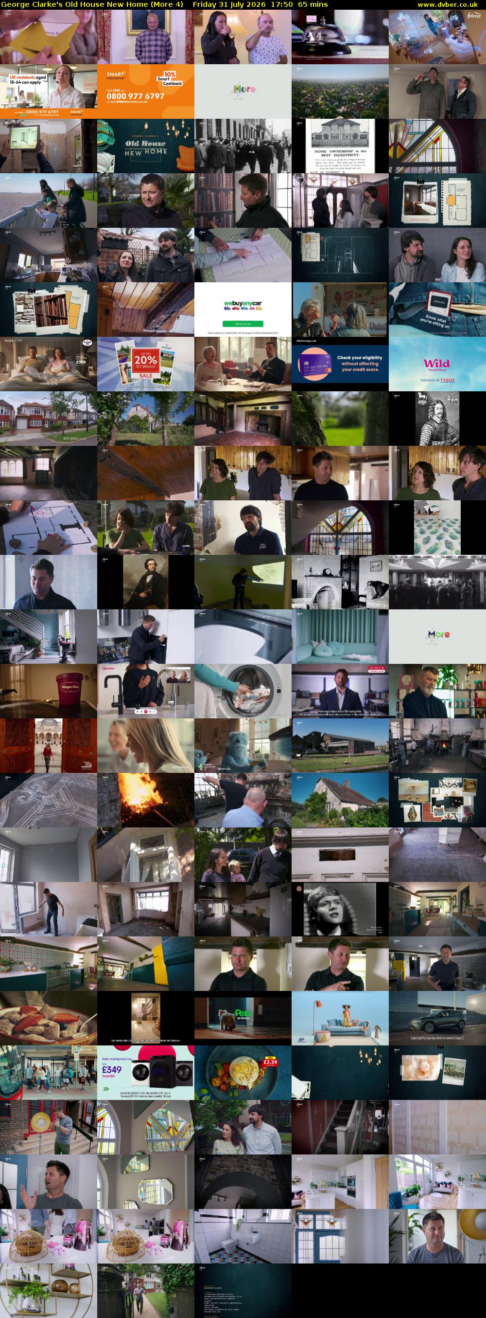 George Clarke's Old House New Home (More 4) Friday 31 July 2026 17:50 - 18:55