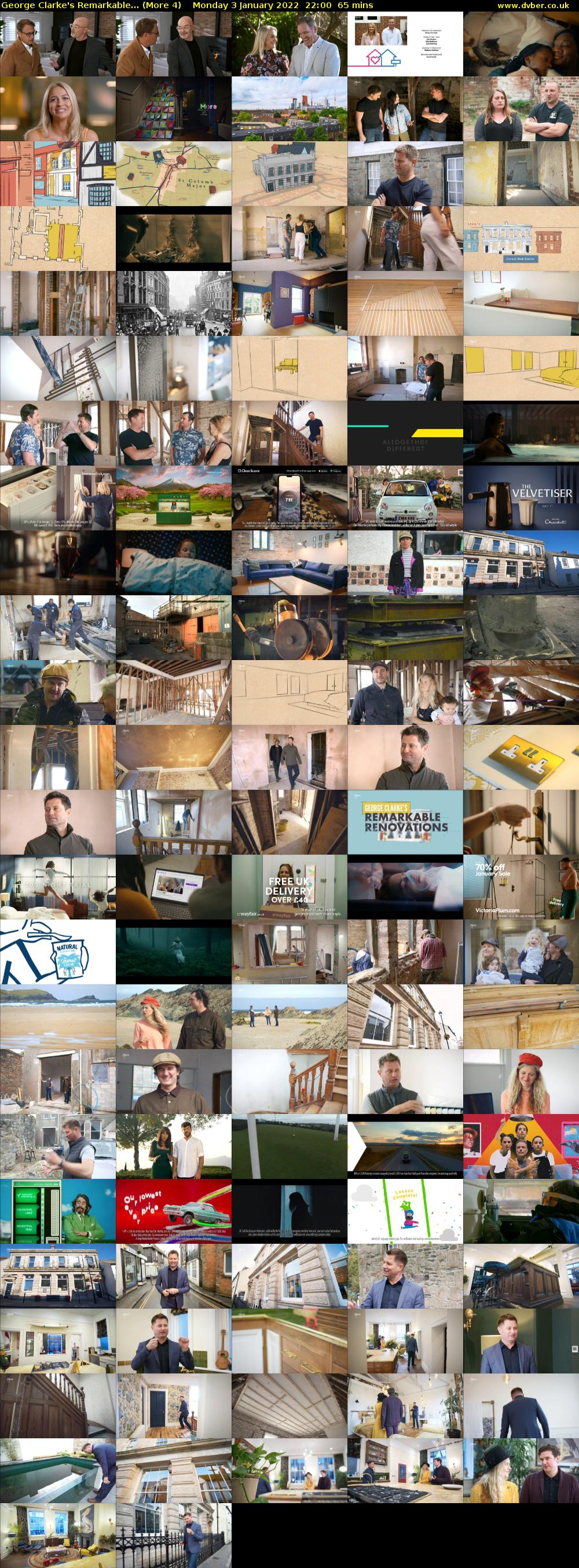 George Clarke's Remarkable... (More 4) Monday 3 January 2022 22:00 - 23:05