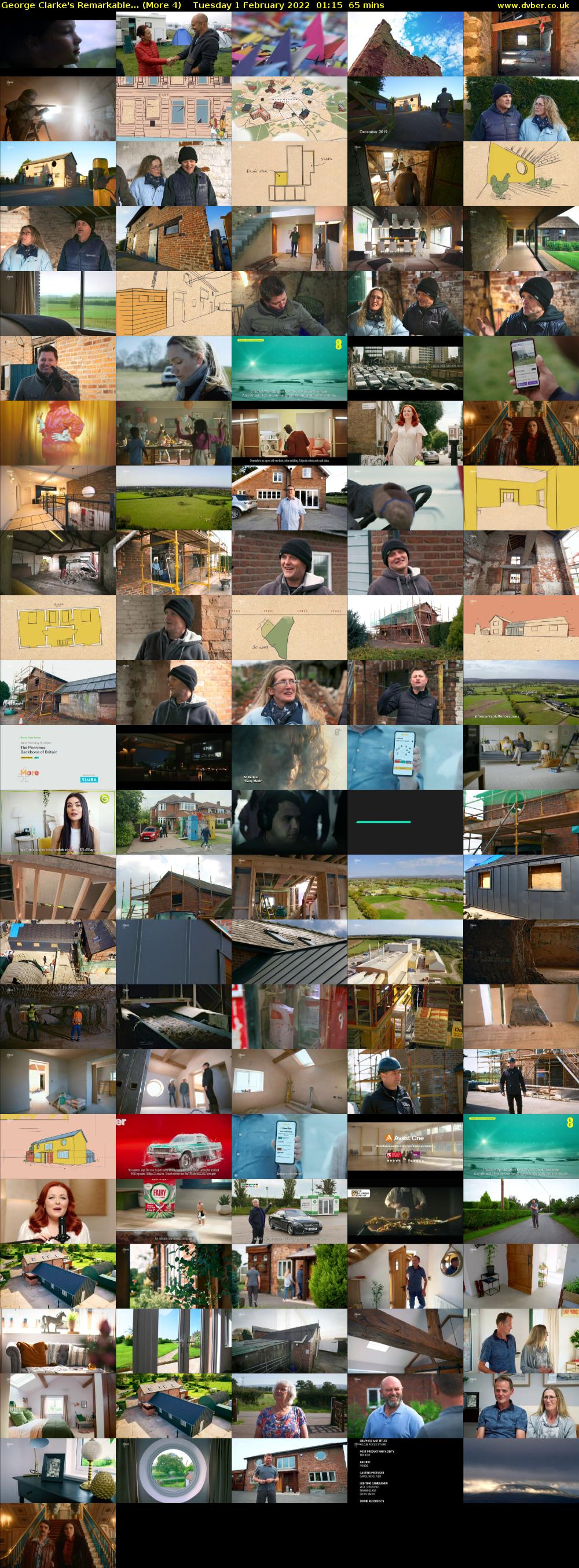 George Clarke's Remarkable... (More 4) Tuesday 1 February 2022 01:15 - 02:20