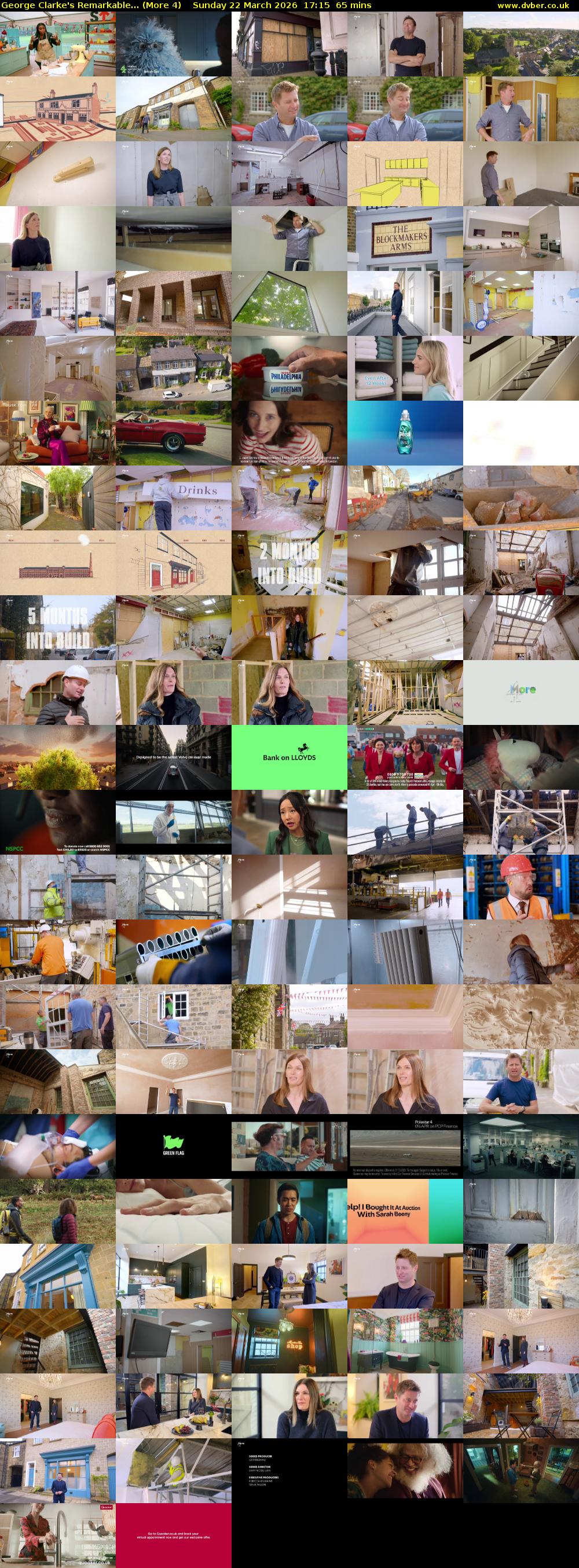 George Clarke's Remarkable... (More 4) Sunday 22 March 2026 17:15 - 18:20