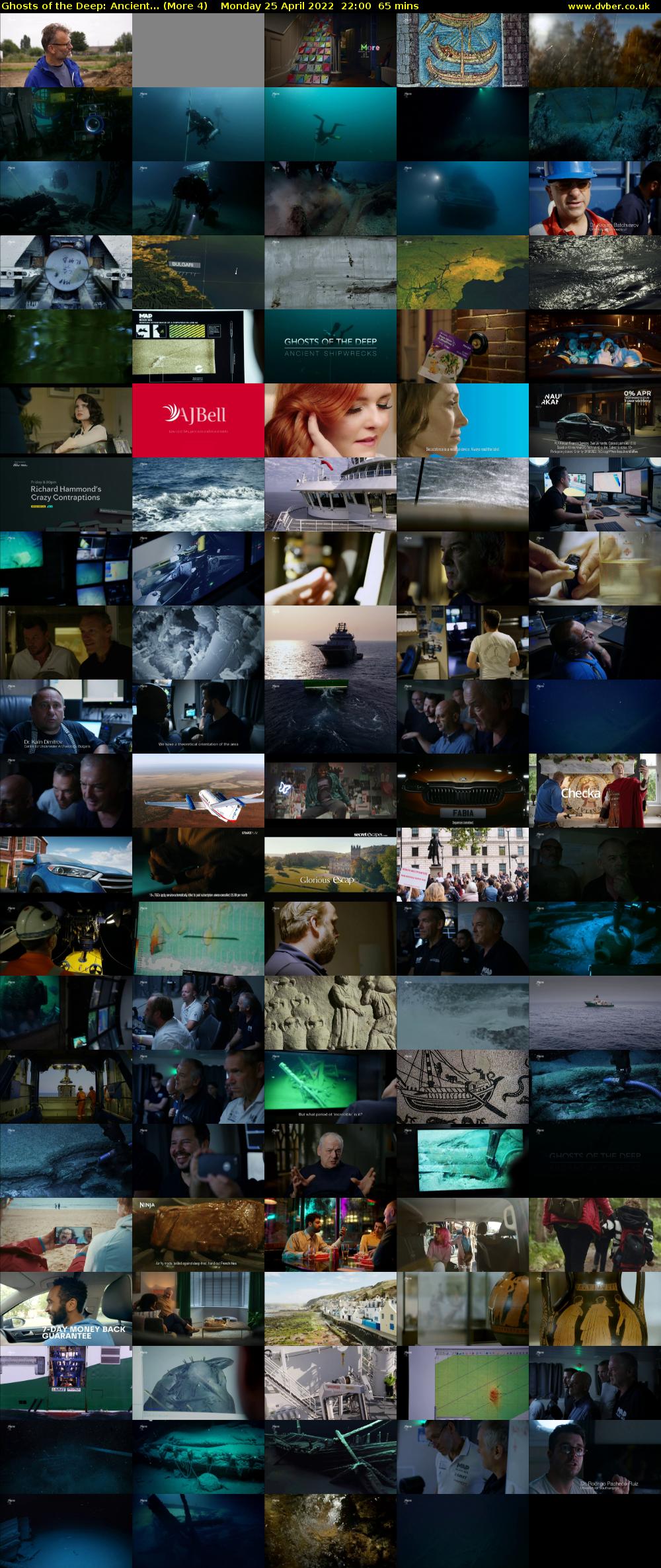 Ghosts of the Deep: Ancient... (More 4) Monday 25 April 2022 22:00 - 23:05