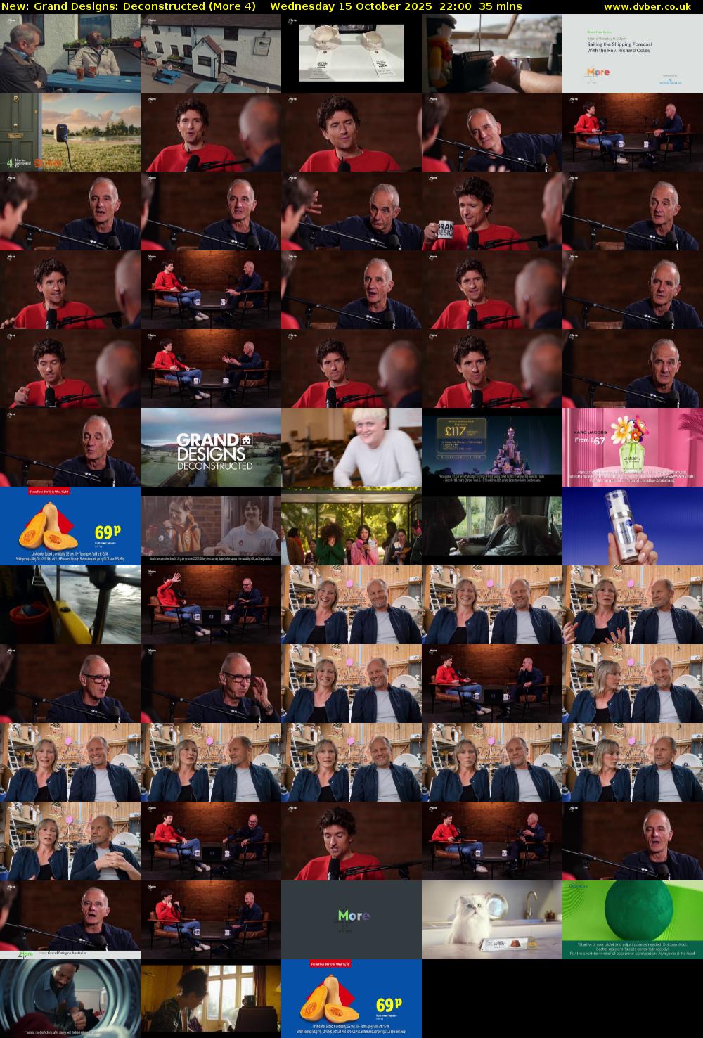 Grand Designs: Deconstructed (More 4) Wednesday 15 October 2025 22:00 - 22:35