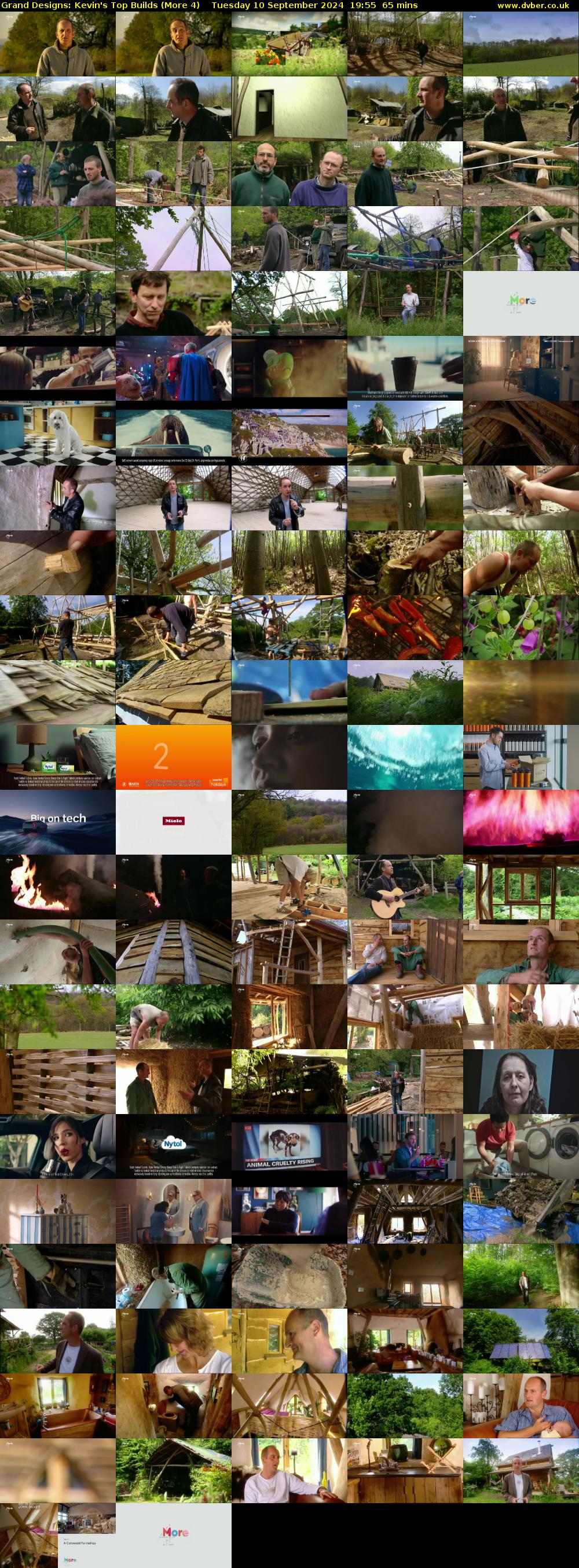Grand Designs: Kevin's Top Builds (More 4) Tuesday 10 September 2024 19:55 - 21:00
