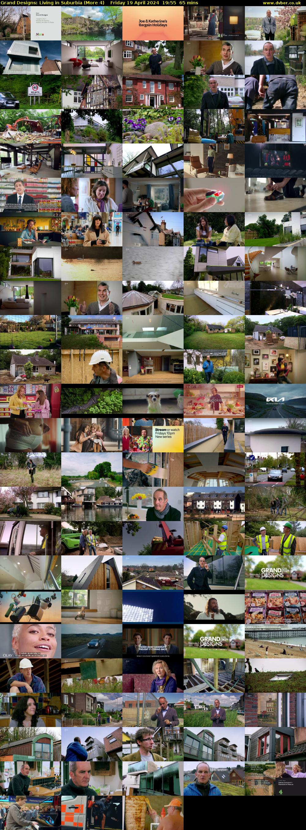 Grand Designs: Living in Suburbia (More 4) Friday 19 April 2024 19:55 - 21:00