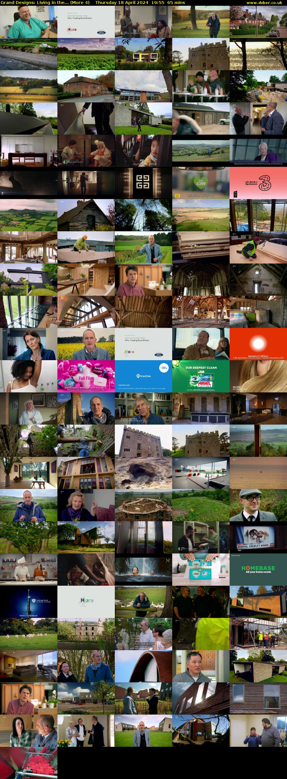 Grand Designs: Living in the... (More 4) Thursday 18 April 2024 19:55 - 21:00