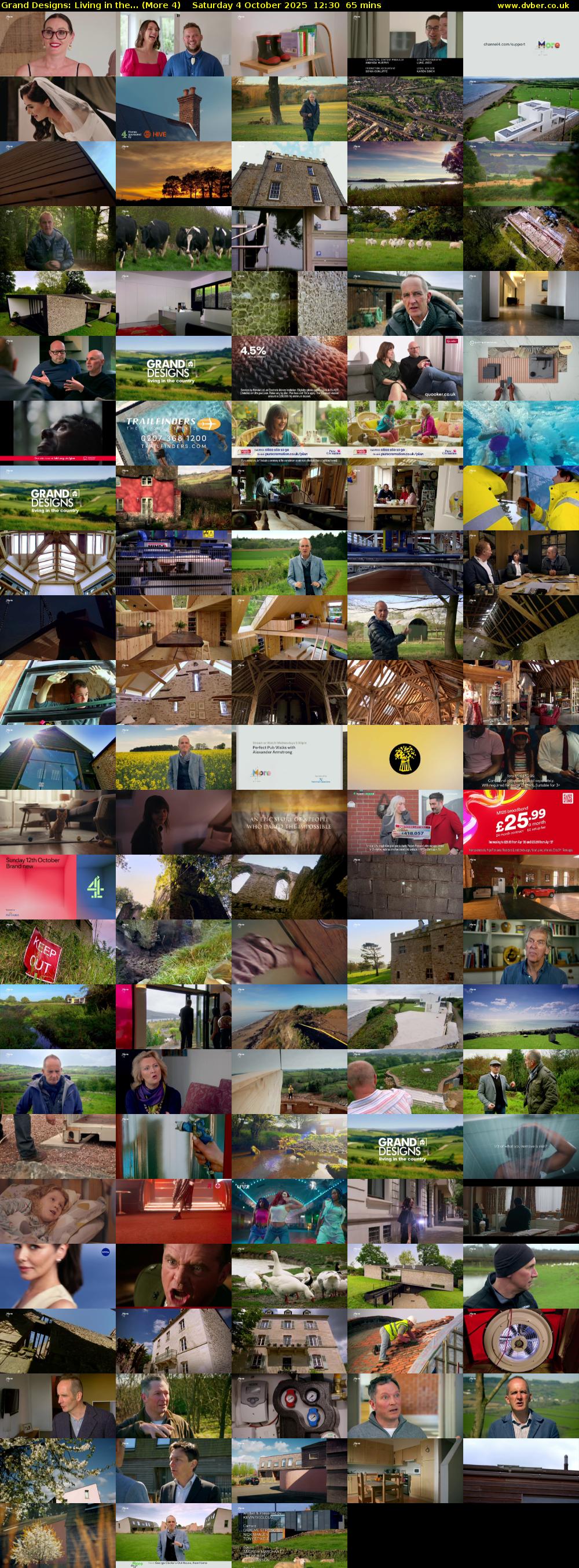 Grand Designs: Living in the... (More 4) Saturday 4 October 2025 12:30 - 13:35