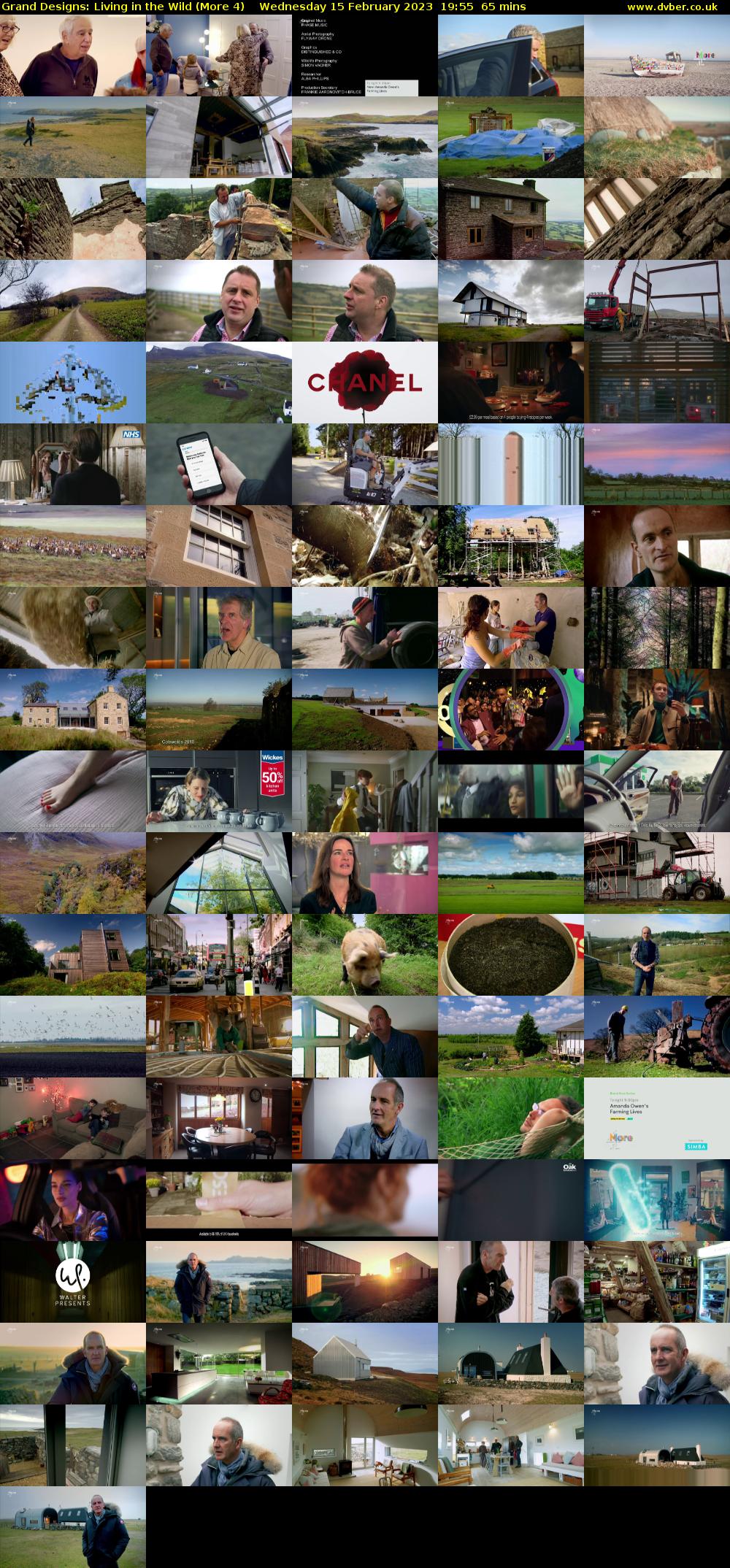 Grand Designs: Living in the Wild (More 4) Wednesday 15 February 2023 19:55 - 21:00
