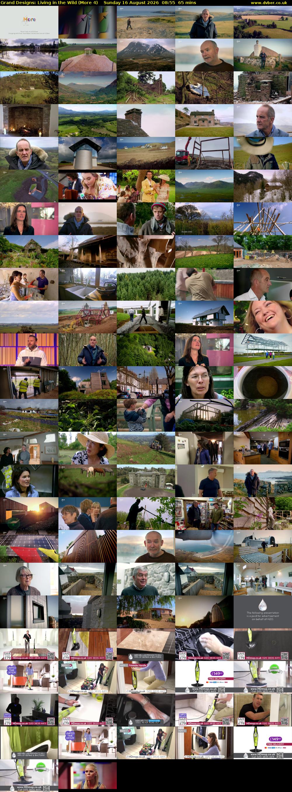 Grand Designs: Living in the Wild (More 4) Sunday 16 August 2026 08:55 - 10:00