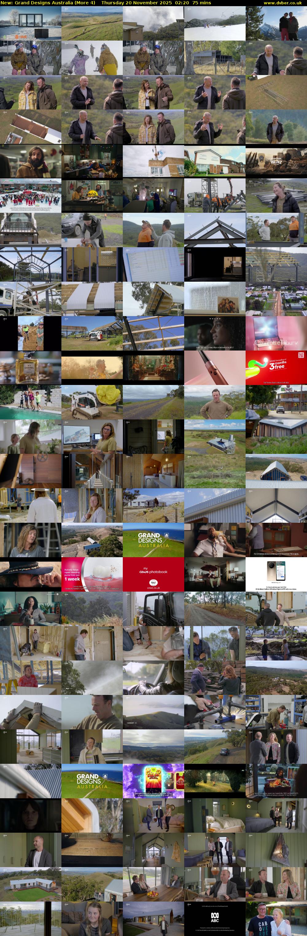 Grand Designs Australia (More 4) Thursday 20 November 2025 02:20 - 03:35