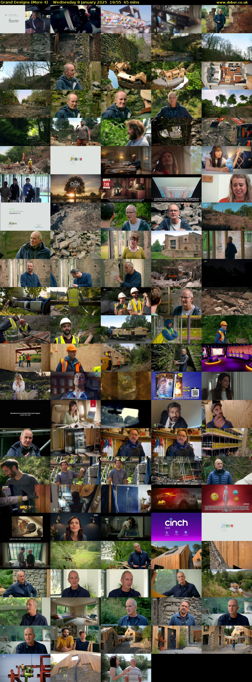 Grand Designs (More 4) Wednesday 8 January 2025 19:55 - 21:00