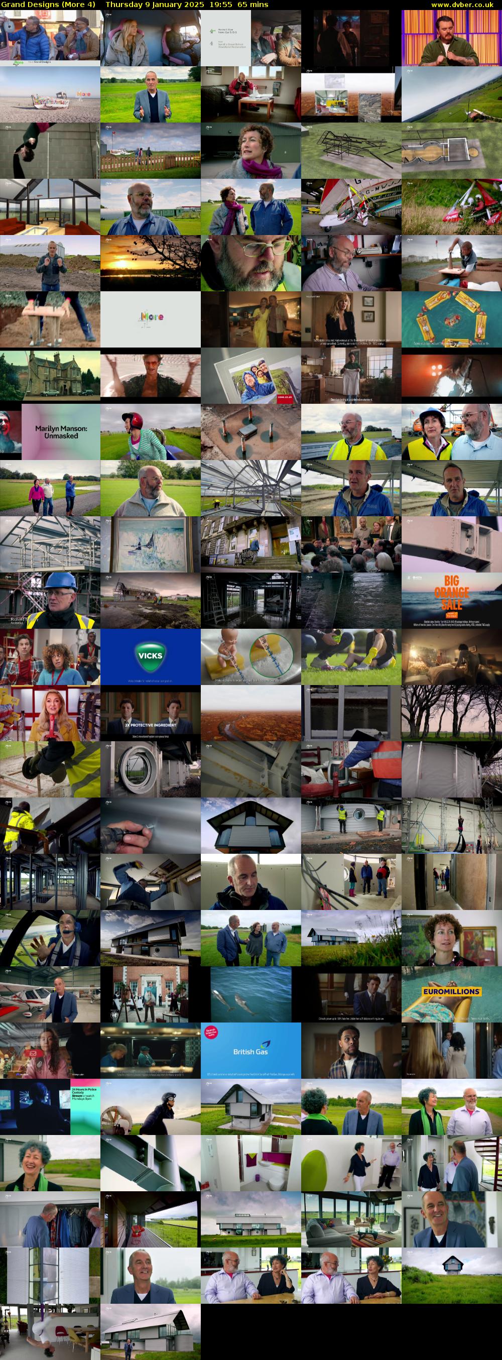 Grand Designs (More 4) Thursday 9 January 2025 19:55 - 21:00