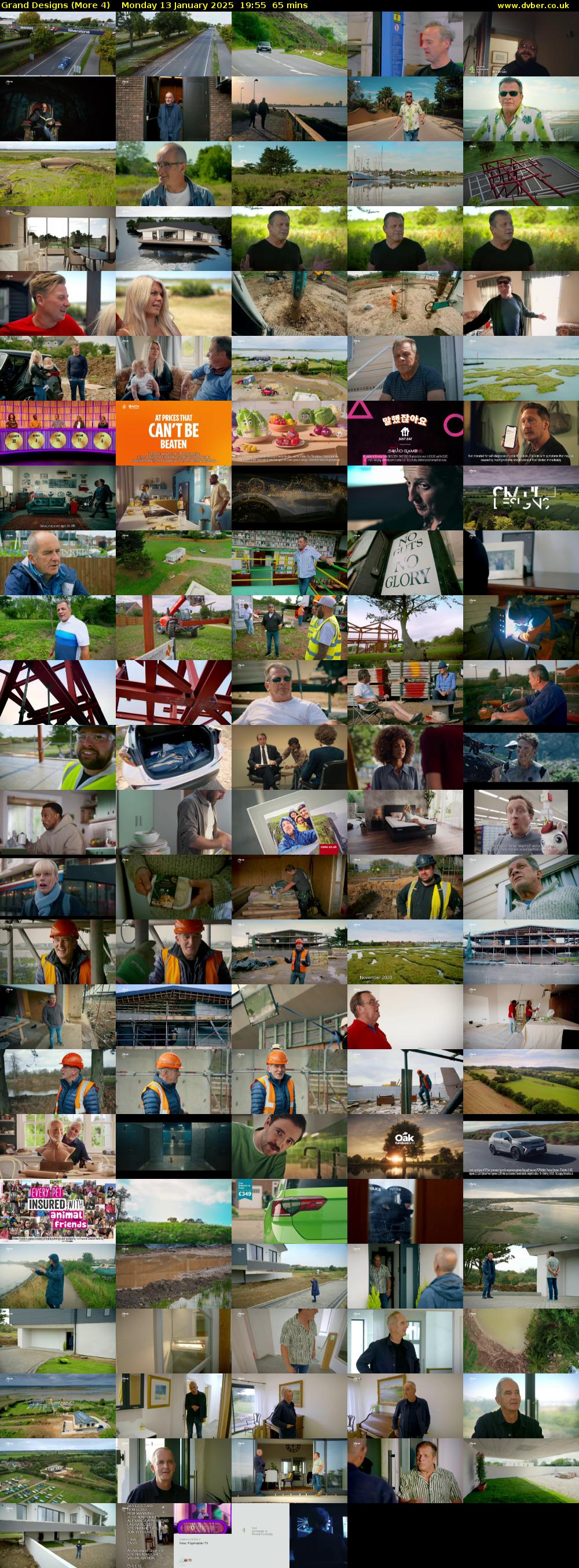 Grand Designs (More 4) Monday 13 January 2025 19:55 - 21:00