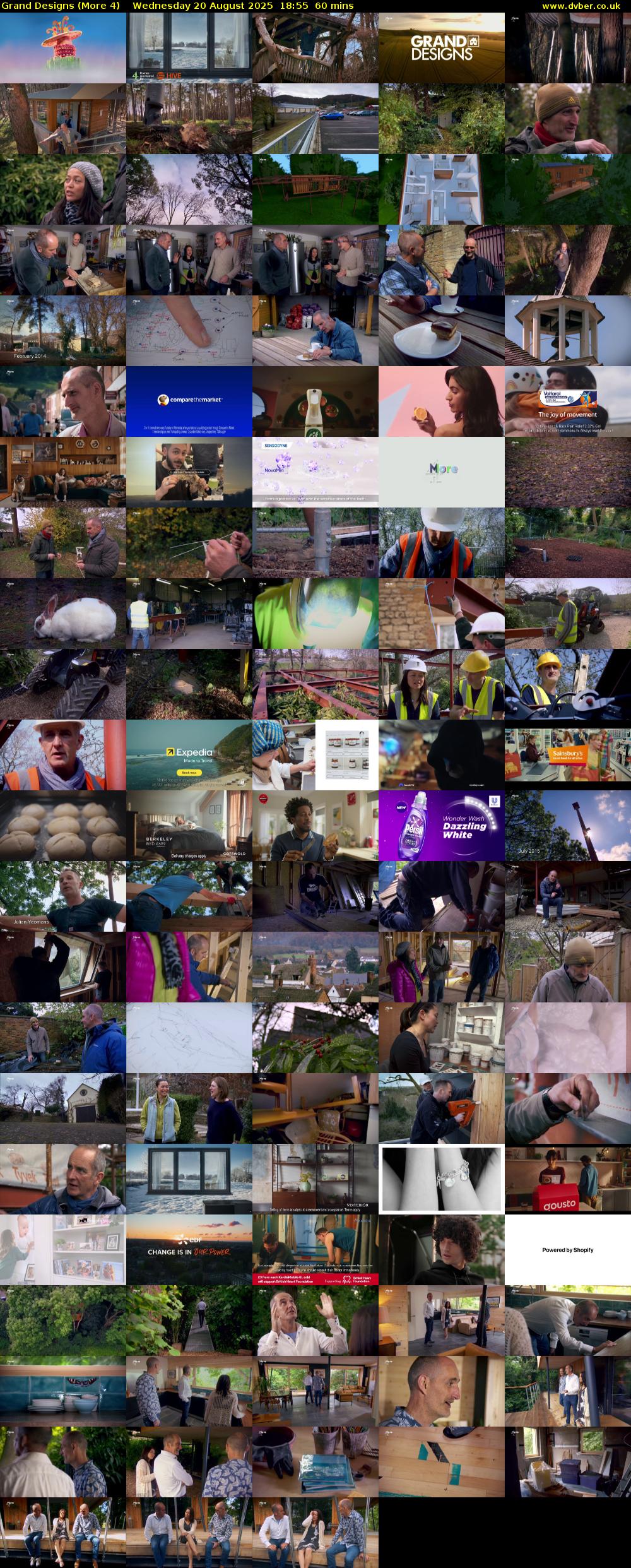 Grand Designs (More 4) Wednesday 20 August 2025 18:55 - 19:55