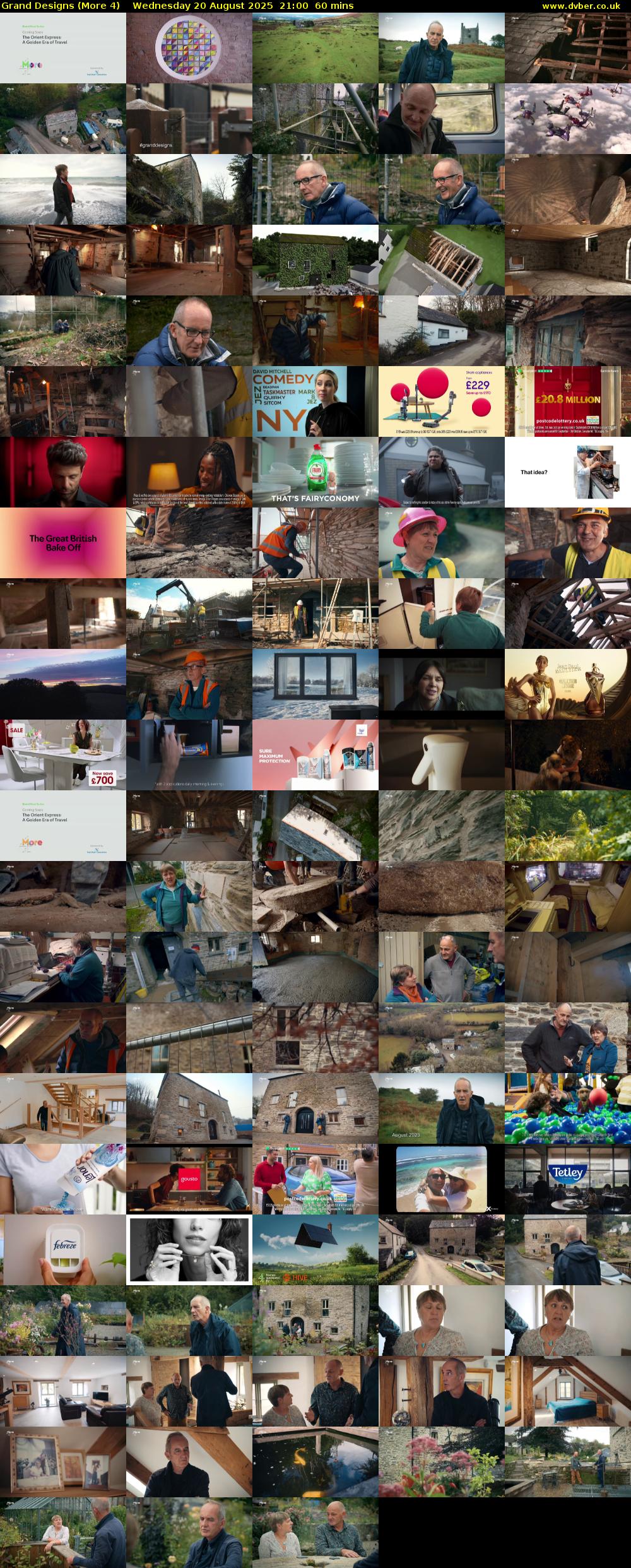 Grand Designs (More 4) Wednesday 20 August 2025 21:00 - 22:00