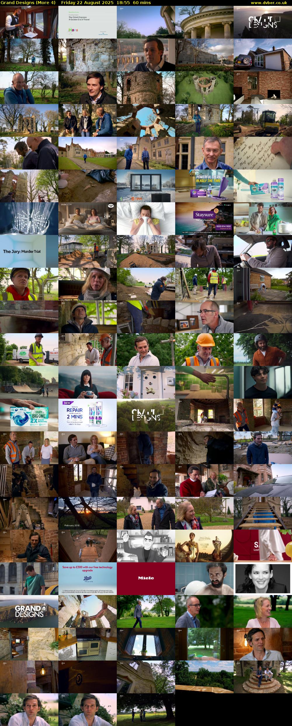 Grand Designs (More 4) Friday 22 August 2025 18:55 - 19:55