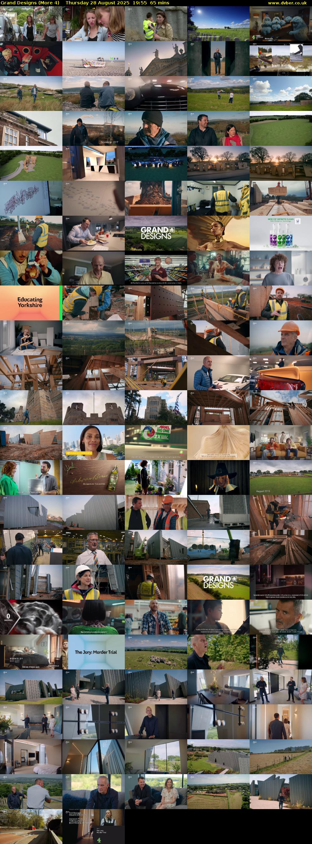 Grand Designs (More 4) Thursday 28 August 2025 19:55 - 21:00