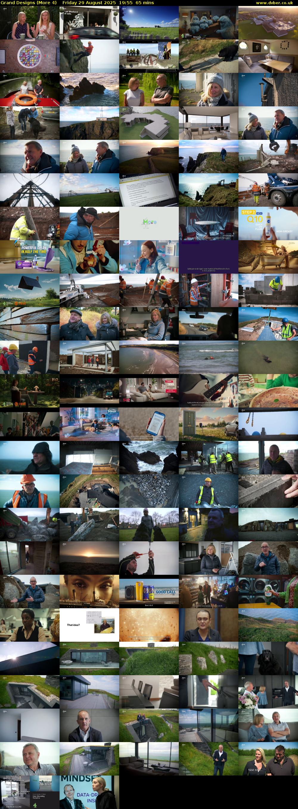 Grand Designs (More 4) Friday 29 August 2025 19:55 - 21:00
