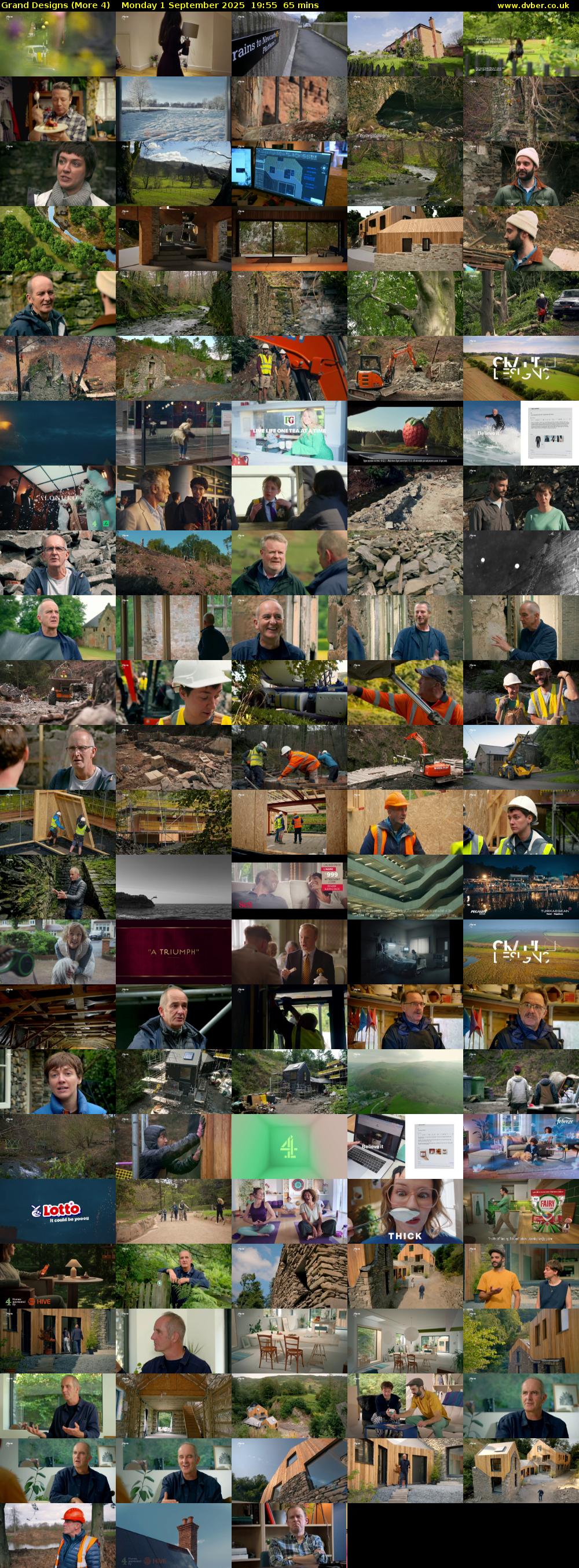 Grand Designs (More 4) Monday 1 September 2025 19:55 - 21:00