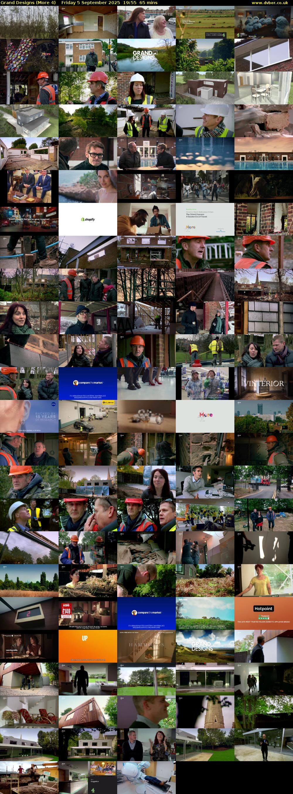 Grand Designs (More 4) Friday 5 September 2025 19:55 - 21:00