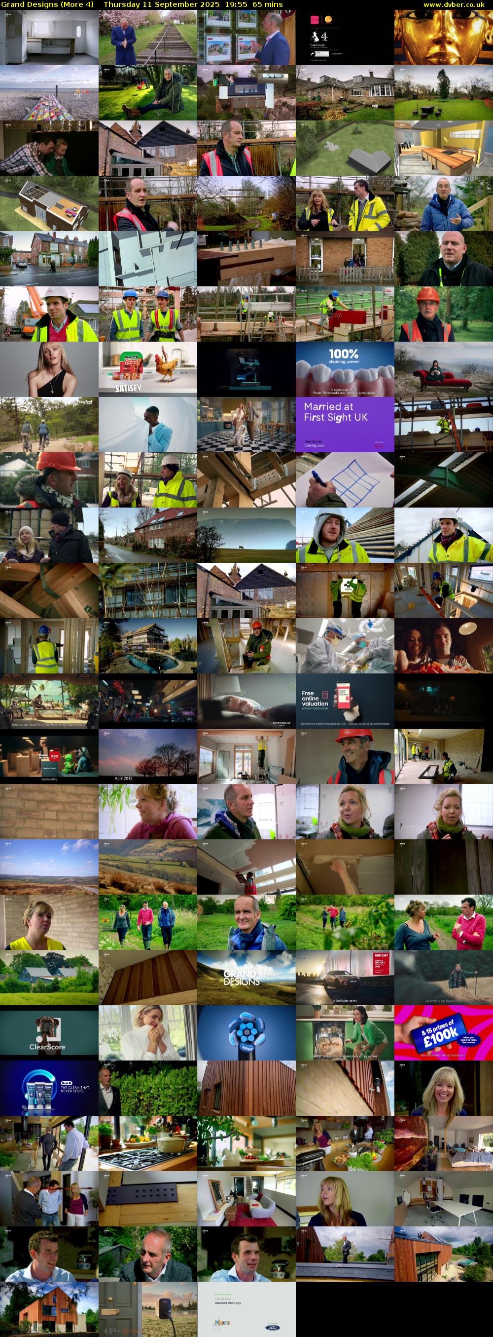 Grand Designs (More 4) Thursday 11 September 2025 19:55 - 21:00