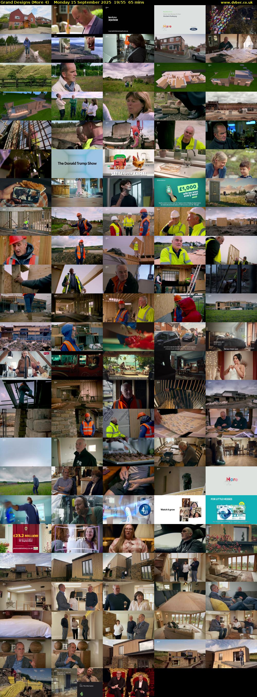 Grand Designs (More 4) Monday 15 September 2025 19:55 - 21:00