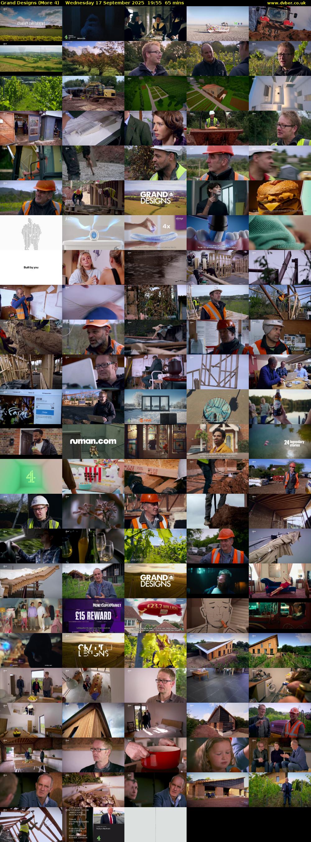 Grand Designs (More 4) Wednesday 17 September 2025 19:55 - 21:00