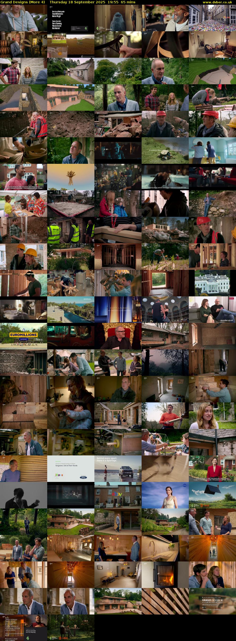 Grand Designs (More 4) Thursday 18 September 2025 19:55 - 21:00