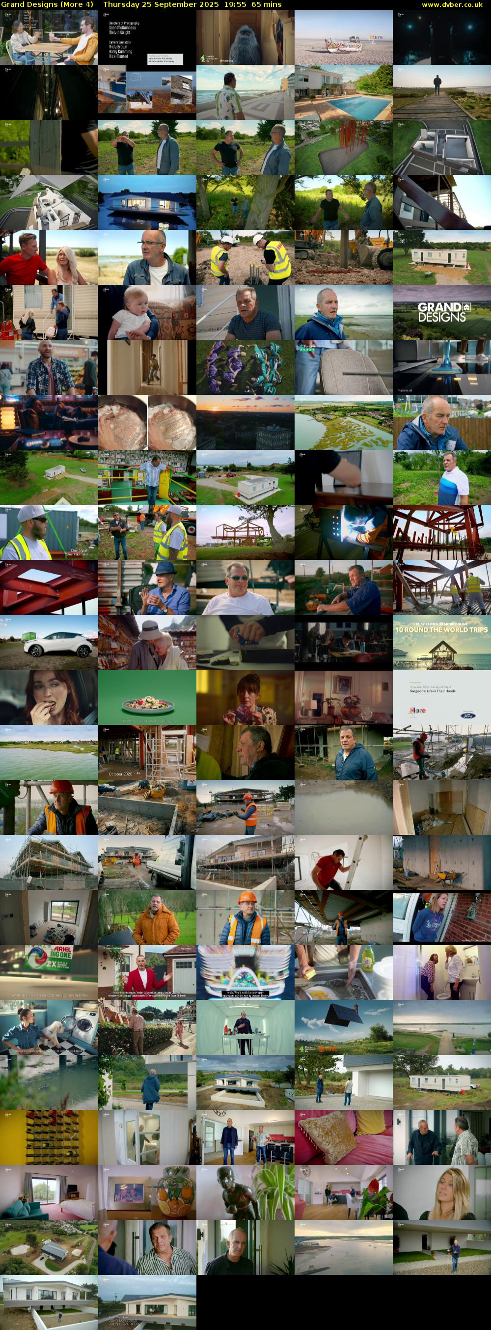 Grand Designs (More 4) Thursday 25 September 2025 19:55 - 21:00
