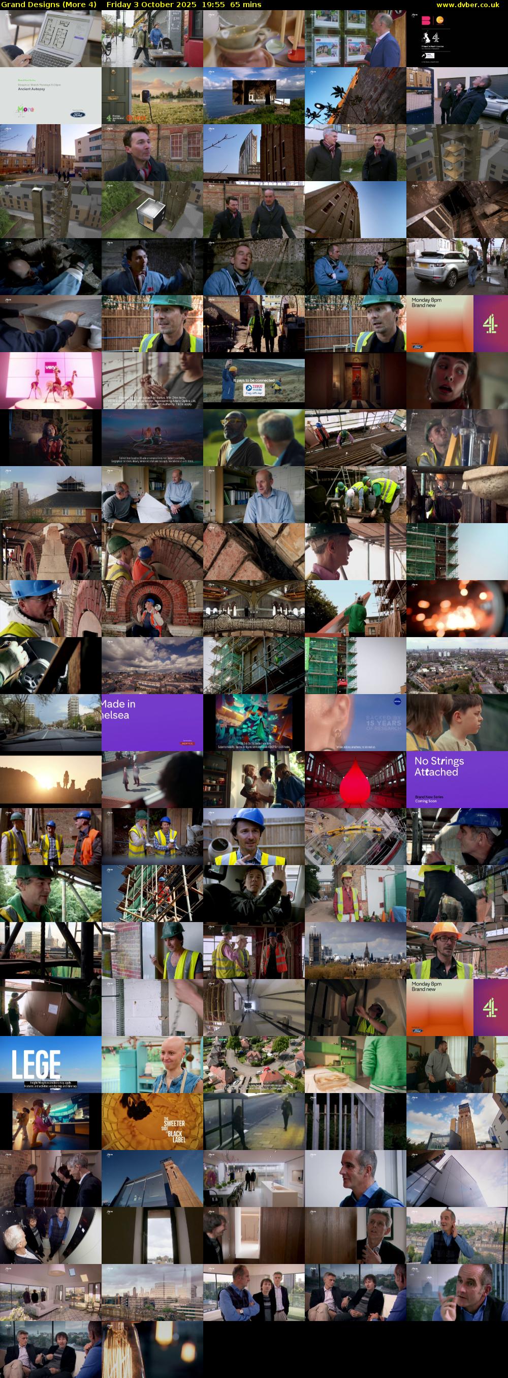 Grand Designs (More 4) Friday 3 October 2025 19:55 - 21:00