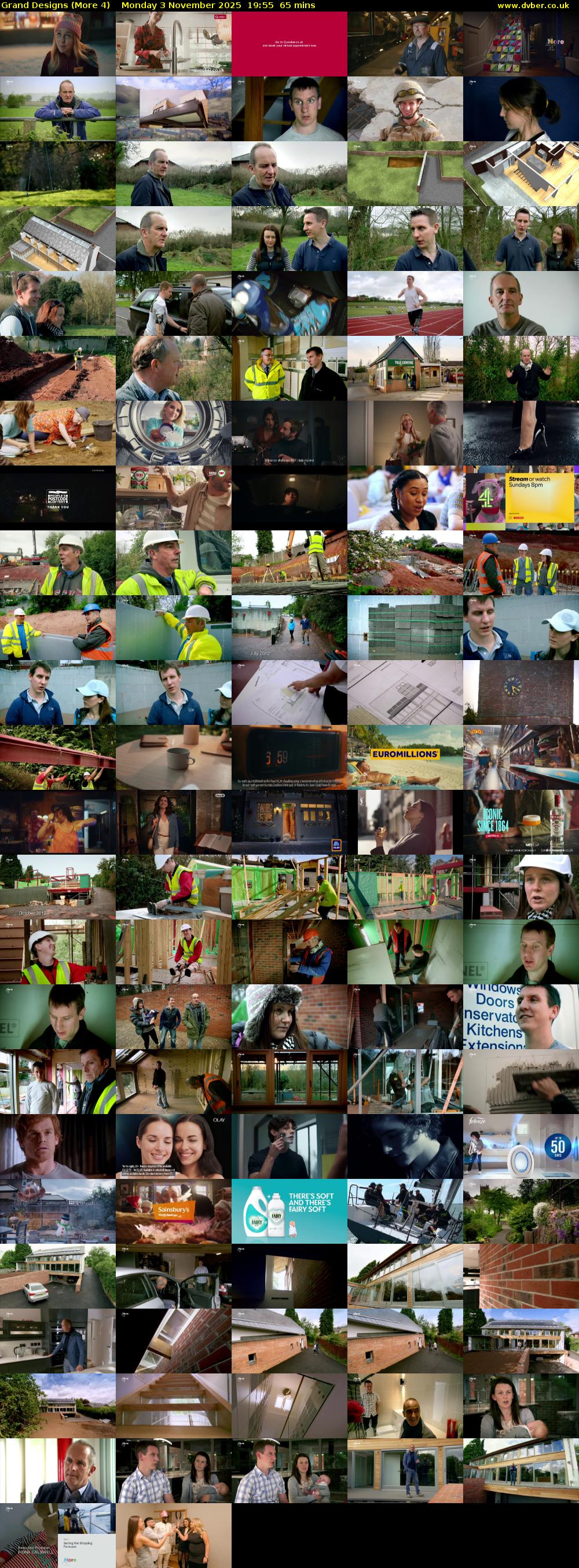 Grand Designs (More 4) Monday 3 November 2025 19:55 - 21:00