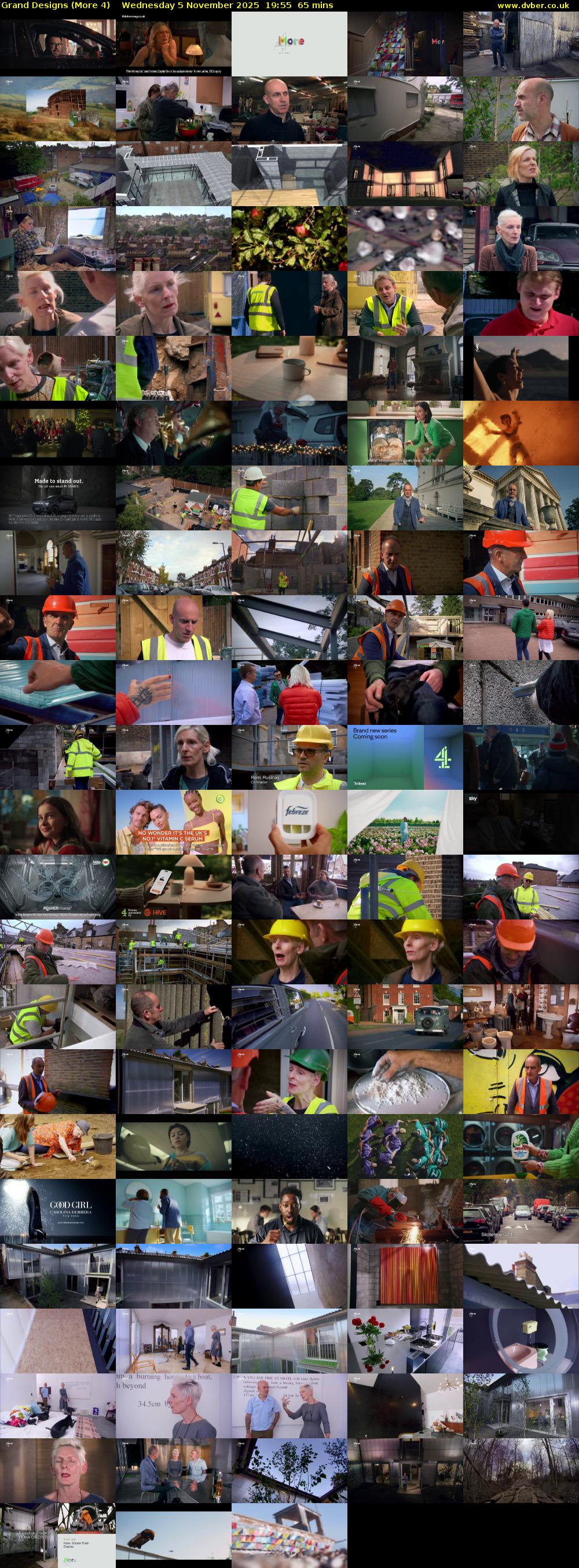 Grand Designs (More 4) Wednesday 5 November 2025 19:55 - 21:00