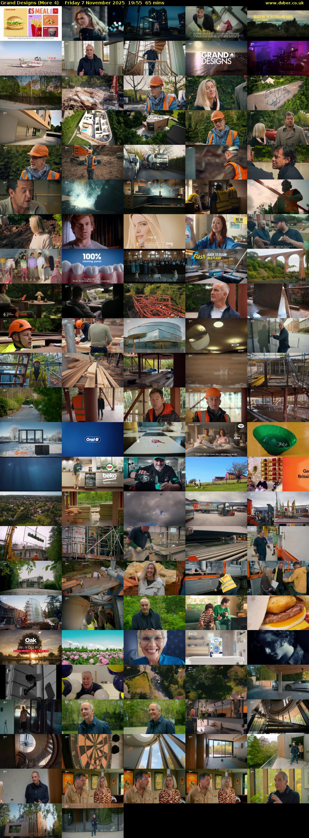 Grand Designs (More 4) Friday 7 November 2025 19:55 - 21:00