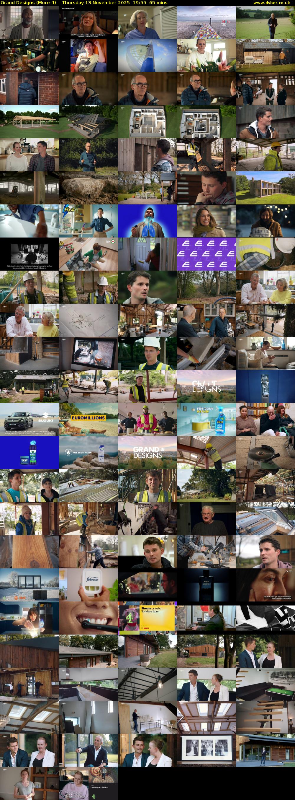 Grand Designs (More 4) Thursday 13 November 2025 19:55 - 21:00