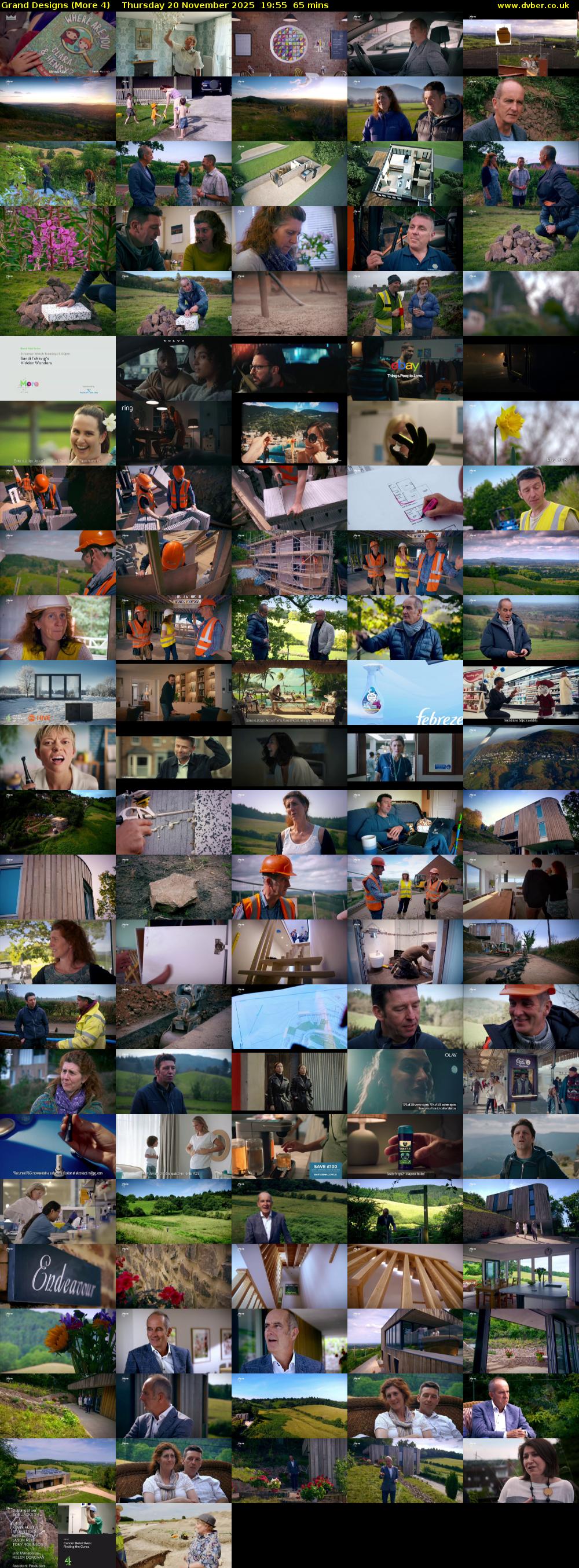 Grand Designs (More 4) Thursday 20 November 2025 19:55 - 21:00