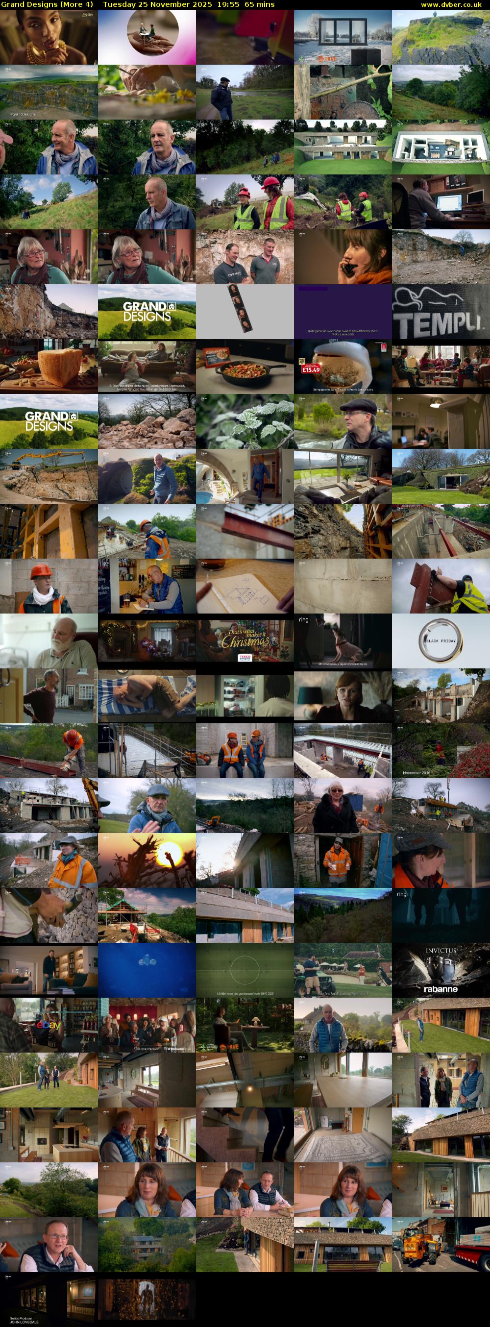 Grand Designs (More 4) Tuesday 25 November 2025 19:55 - 21:00
