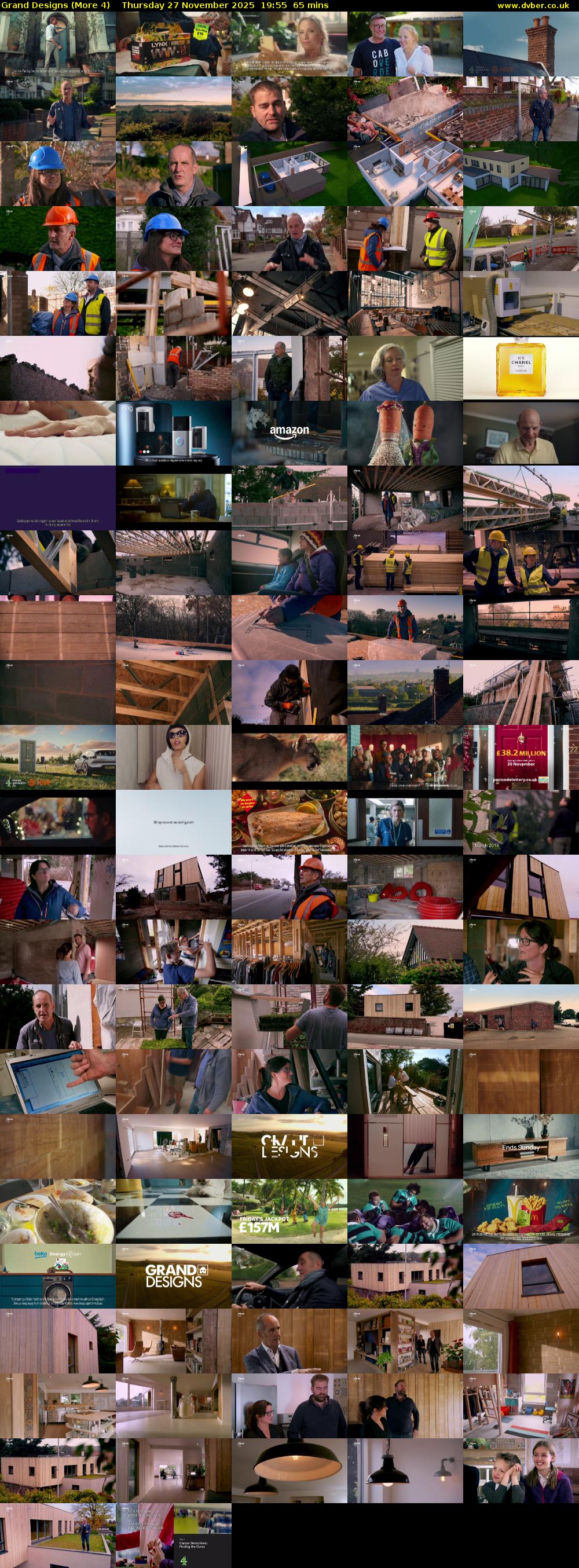 Grand Designs (More 4) Thursday 27 November 2025 19:55 - 21:00