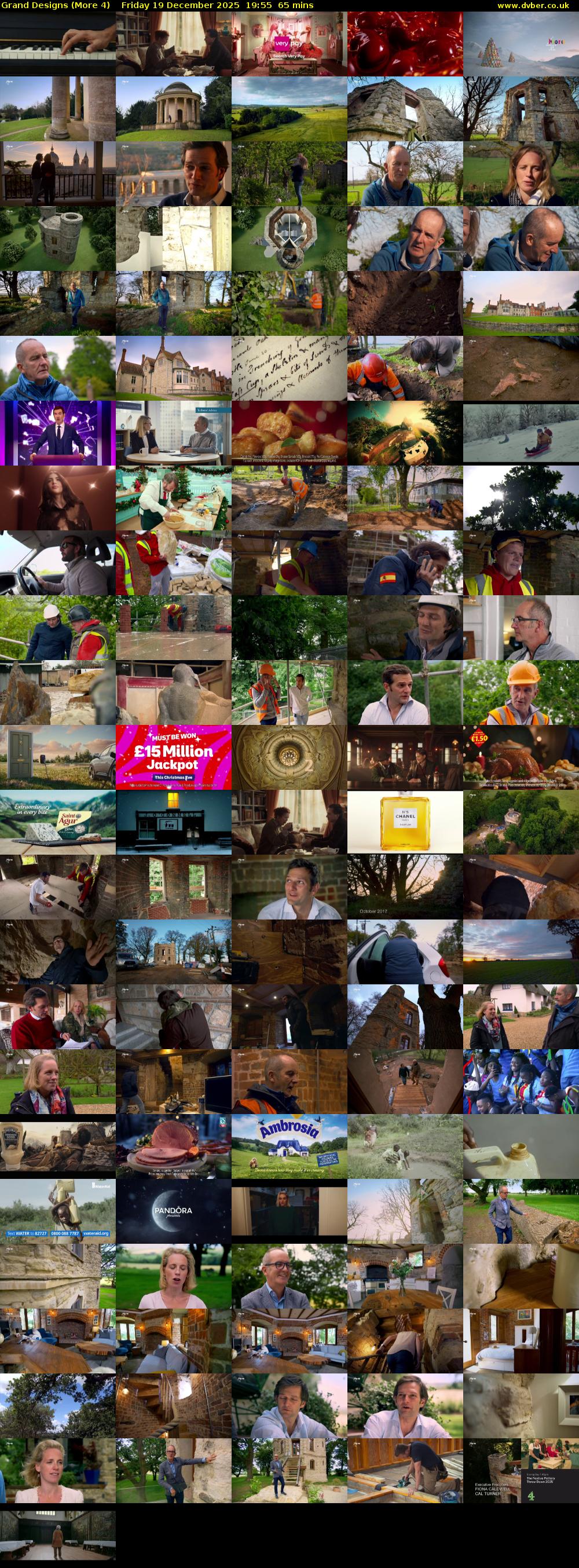 Grand Designs (More 4) Friday 19 December 2025 19:55 - 21:00