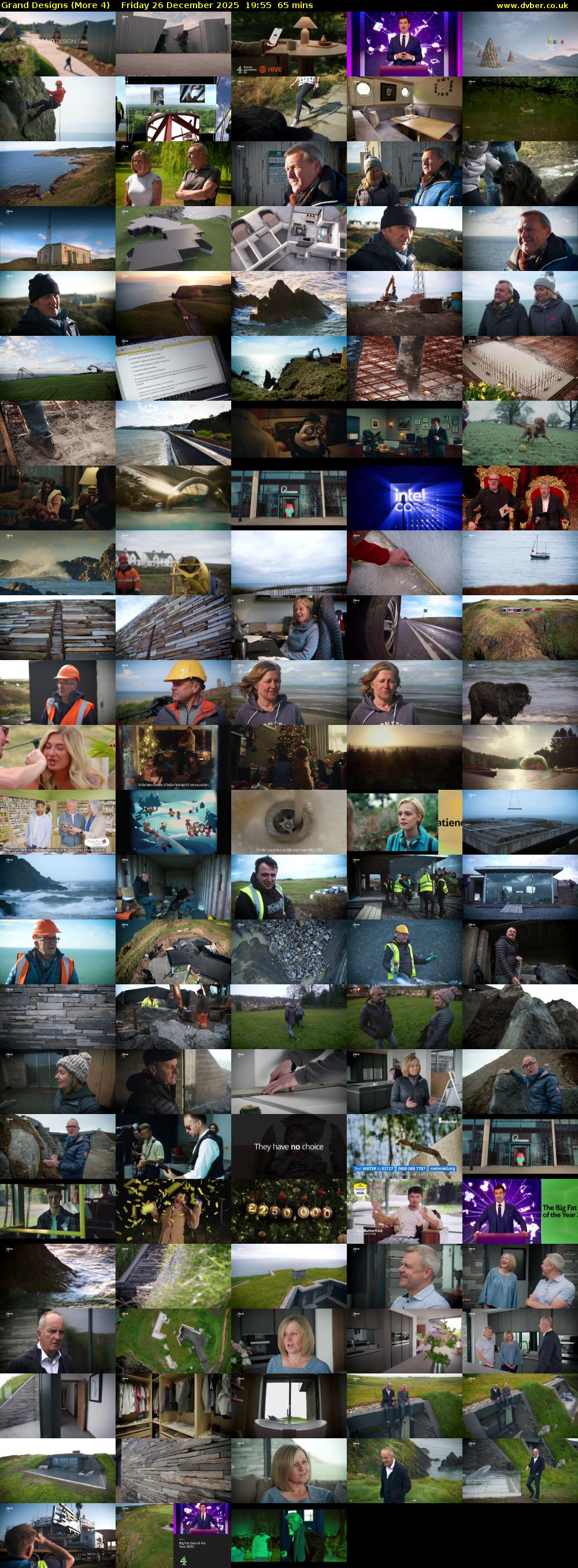 Grand Designs (More 4) Friday 26 December 2025 19:55 - 21:00